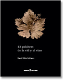 portada del libro 43 palabras de la vid y el vino