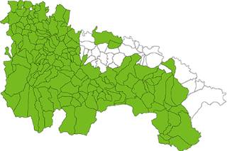 Zona amparada DOP Queso Camerano