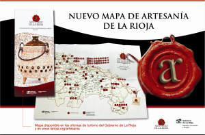 Mapa de Artesanía 2012 disponible en Oficinas de Turismo de La Rioja