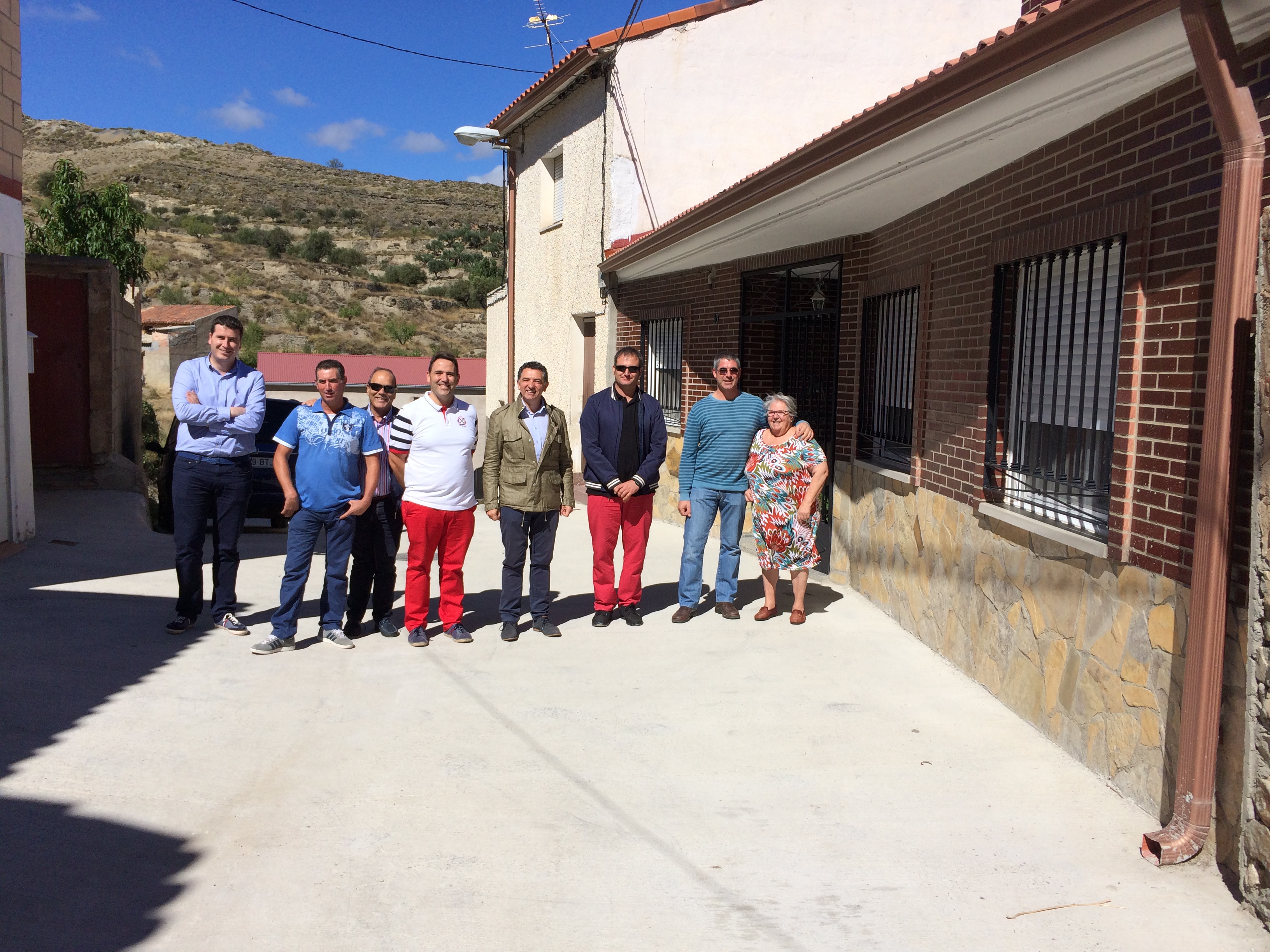 Visita reurbanización calle Igea