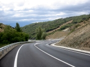 Carretera que une Grávalos con Rincón de Olivedo