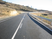 Carretera ya ejecutadas las obras