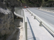 Obras en ejecución, ensanche del puente