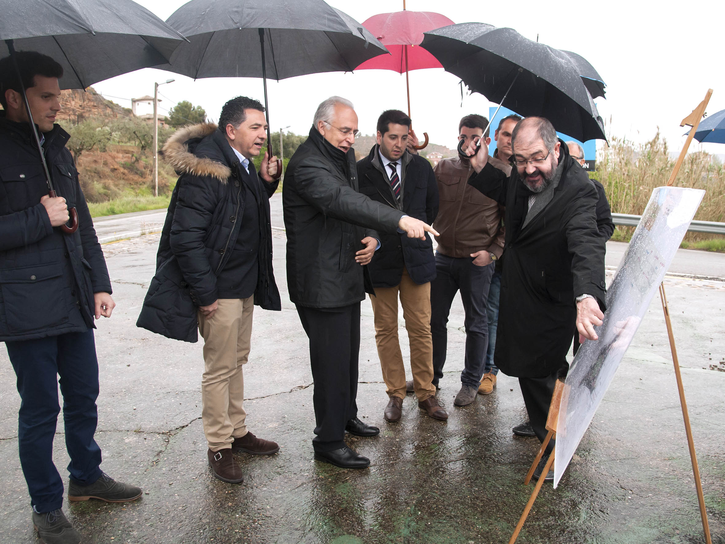 Visita proyecto glorieta Arnedo