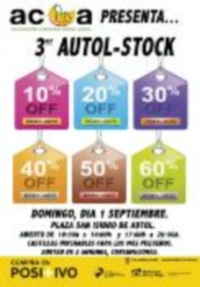 Cartel de la feria de stock de Autol