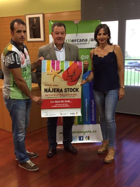 Ureña ha presentado la IX edición de verano Nájera Stock, que se celebrará a partir del 11 de agosto en el paseo de San Julián