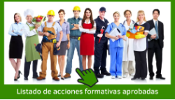 Listado de acciones formativas aprobadas