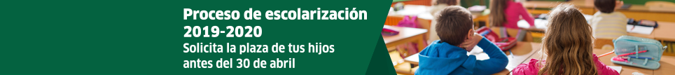 Proceso de escolarización 2019-2020