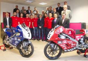 Herreros participa en el acto de reconocimiento al equipo Unirioja Motostudent, Premio a la Mejor Innovación a la moto eléctrica en el IV Certamen Internacional Motostudent