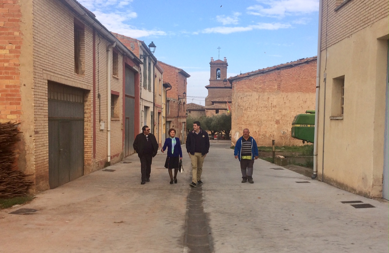 Visita reurbanización calles Santa Coloma