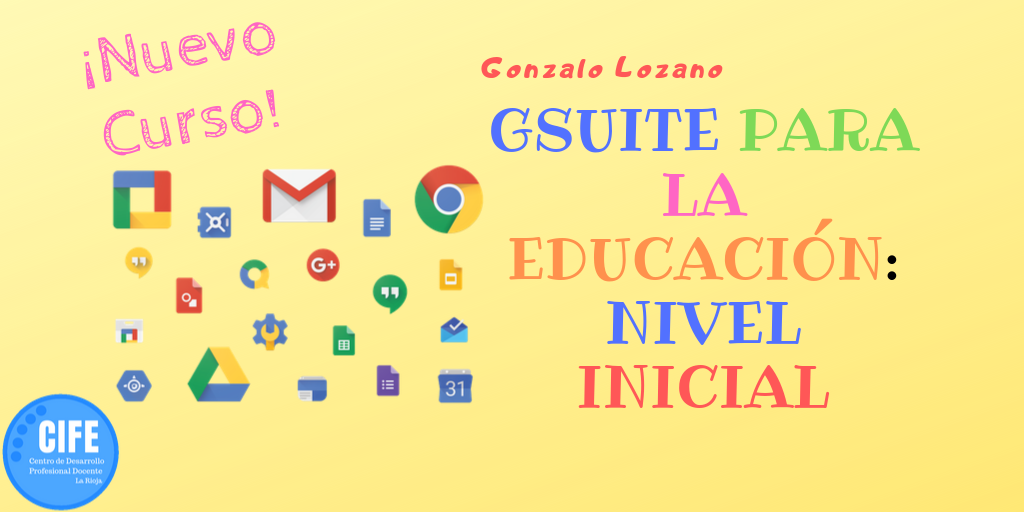 Gsuite para la educación. Nivel inicial