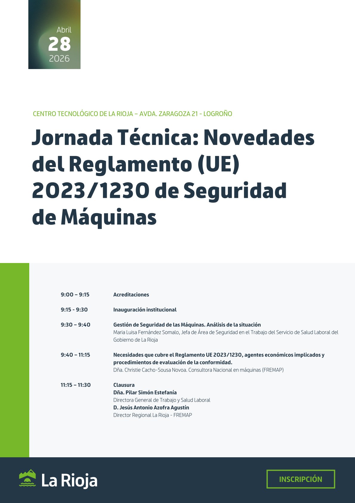 Cartel jornada Máquinas