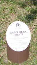 señalización árboles singulares de La Rioja