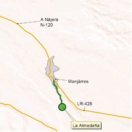 Mapa de localización de área recreativa. Este enlace se abrirá en una ventana nueva