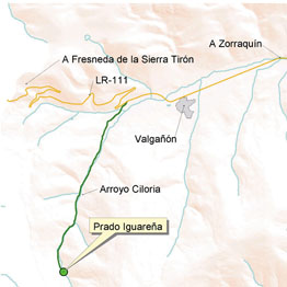 Mapa de localización de área recreativa. Este enlace se abrirá en una ventana nueva