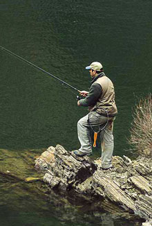 pescador en La Rioja