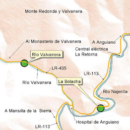 Mapa de localización de área recreativa. Este enlace se abrirá en una ventana nueva