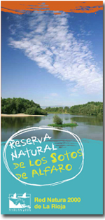 Portada folleto Reserva Natural Sotos de Alfaro