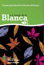 Portada del folleto la senda de la Blanca