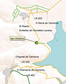 Mapa de localización de área recreativa. Este enlace se abrirá en una ventana nueva
