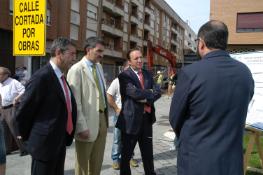 Visita a las obras en Arnedo