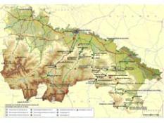 Distribución espacial de los Recursos Geológico Mineros de La Rioja