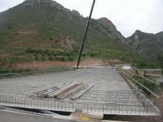 Imagen del nuevo puente en construcción