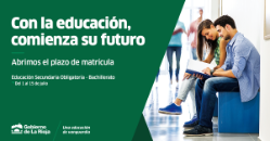 Con la educación comienza su futuro. ESO y bachillerato.